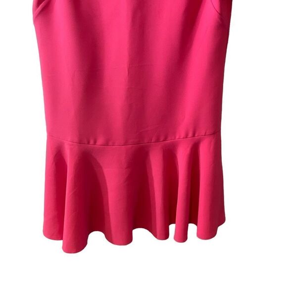 Banana Republic Flounce Dress Kismet Pink Size 4P - Picture 6 of 14